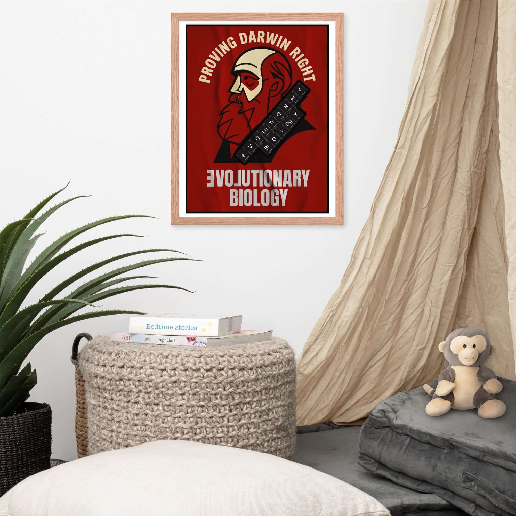 Evolutionary Biology Wall Poster - Proving Darwin Right in Room Decor