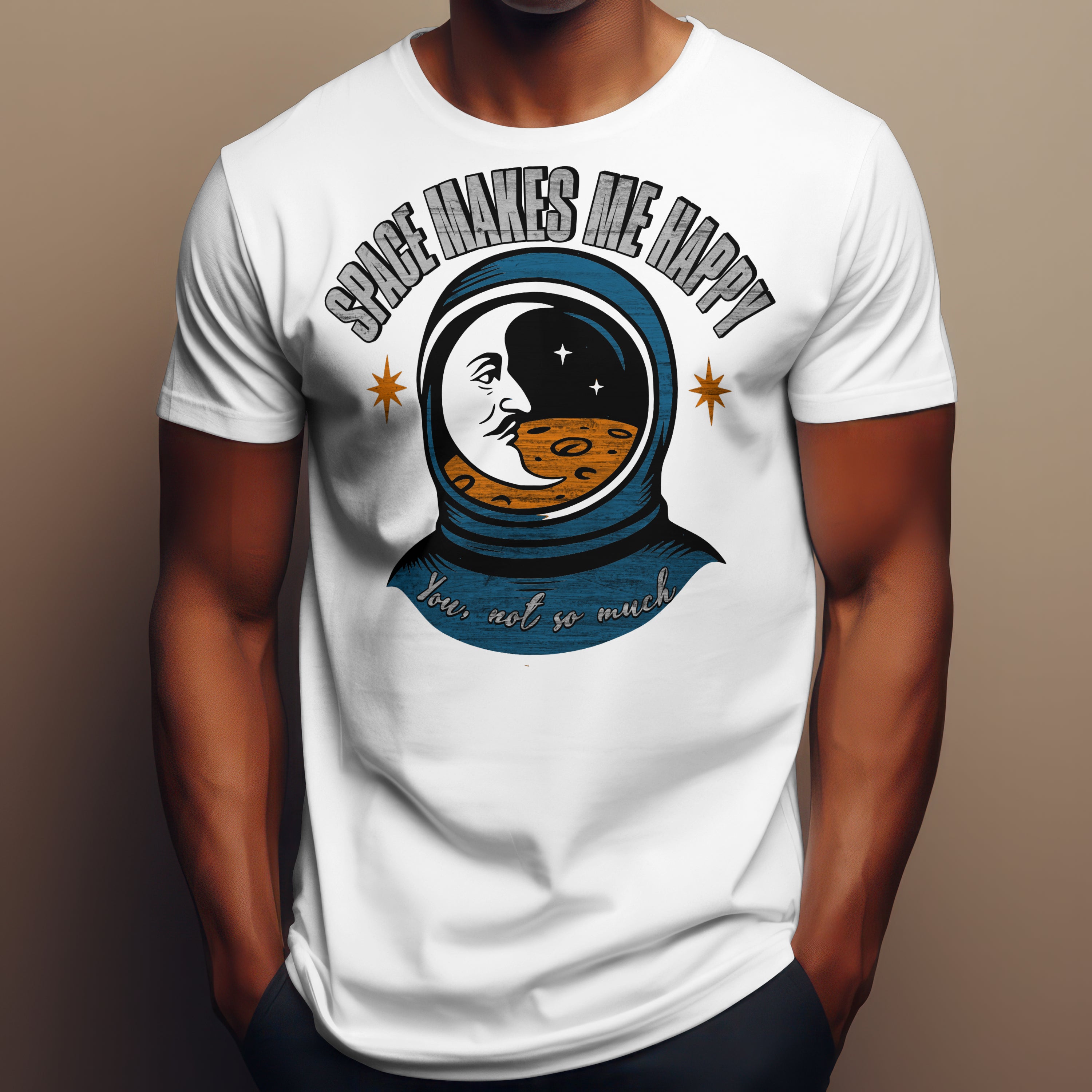 Weltraum macht mich glücklich, du nicht so sehr T-Shirt | Astronaut Humor