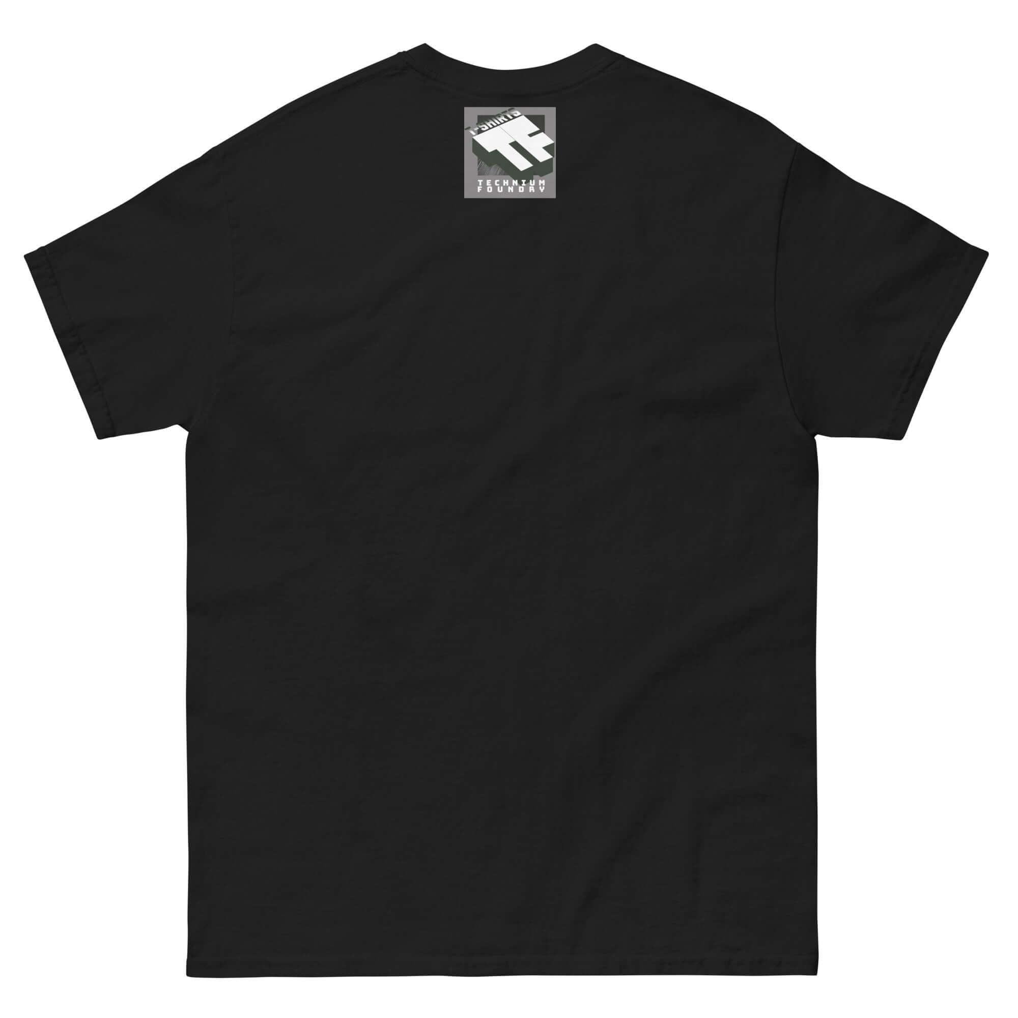 "I'll Be There When You Fall" floor quote t-shirt in black by Ironic Apparel, featuring humorous design for reliable pessimists.